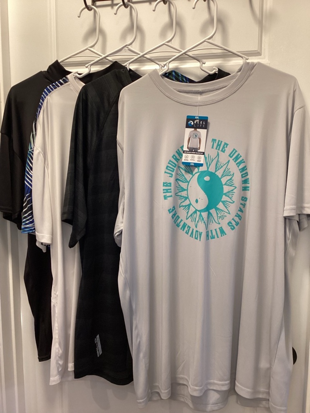 Set of 4 MEN’s FISHING SHORT SLEEVE DRY WEAVE SPF SHIRTS